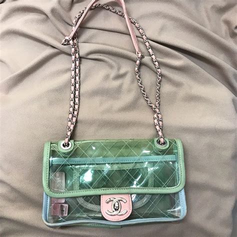 chanel co cos plash pvc hand bag gumtree australia|chanel pvc bag On Sale .